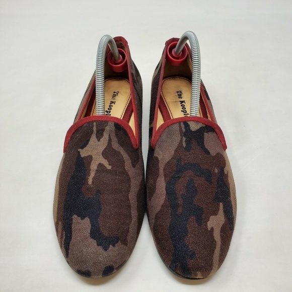 The Kooples Camo Suede Loafers Flats Shoes Size 38 8 - Picture 8 of 11